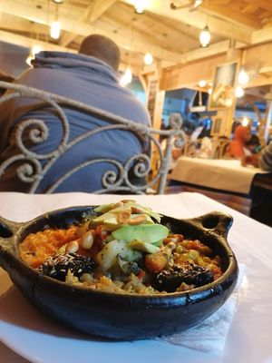 vegan tajine at  Bilmos in Chefchaouen
