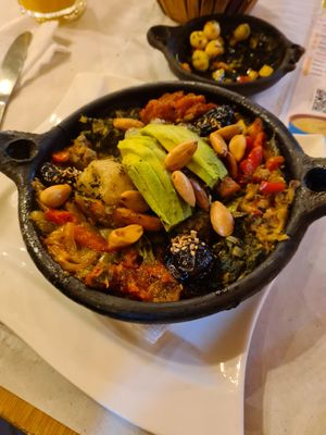 Vegan tagine at  Bilmos in Chefchaouen