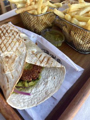 Pita falafel  at  Bilmos in Chefchaouen