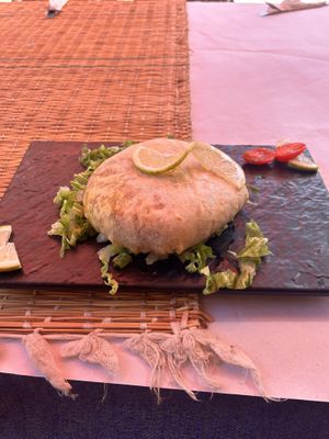 Vegan pastilla  at  Bilmos in Chefchaouen