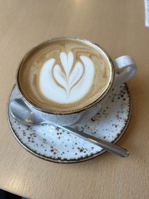 Oat cappuccino   at Moltto Coffee in Riga