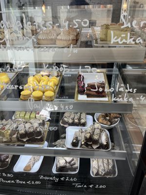 Vegan cakes 🍰   at Moltto Coffee in Riga