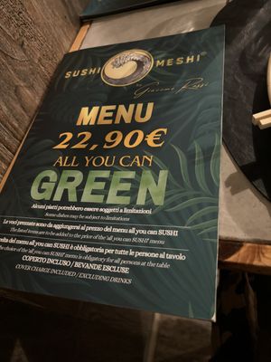   at Sushi Meshi in Carrara