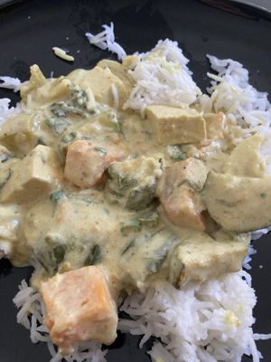 Yellow curry  at The LUX in Tel Aviv