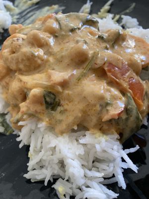 Red curry   at The LUX in Tel Aviv