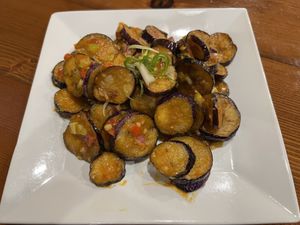 Gha - stir fried eggplant   at White Yak in Philadelphia