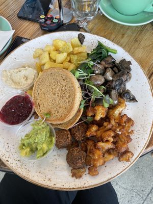 Big vegan brunch   at Kreem Cafe in Auckland