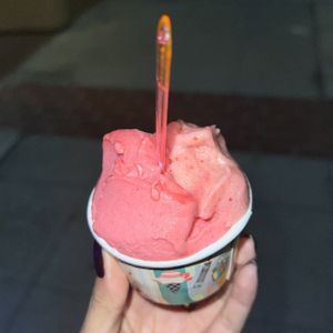 half raspberry half strawberry banana  at An's Dry Cleaning in San Diego