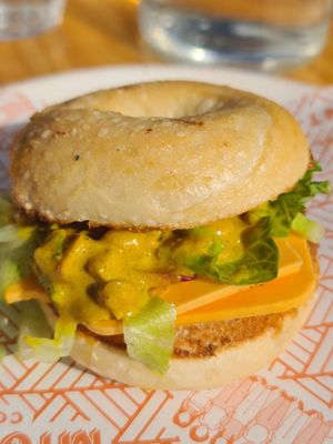 Mini kari chickpea at Migrant Coffee in West Footscray