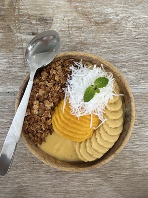 Tropical Smoothie Bowl   at The Beachbaby Cafe in Siargao