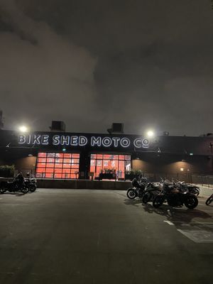 Outside   at BikeShed Motorcycle Company in Los Angeles