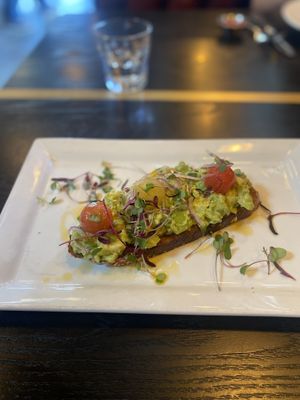 Avocado toastt #Veganuary at BikeShed Motorcycle Company in Los Angeles