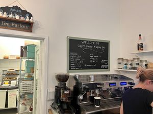 Coffee and tea  at Rosie Lea Bakery in Brockenhurst