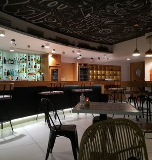 Interior at 626 All Day Lounge & City Garden in Crete