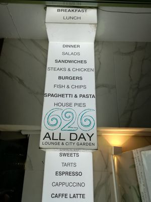 Outside at 626 All Day Lounge & City Garden in Crete