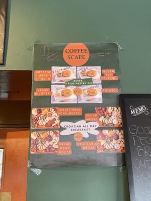 Good vegan options   at Coffee Scape in Cork