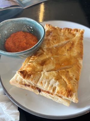 Vegan ricotta pastry   at Coffee Scape in Cork