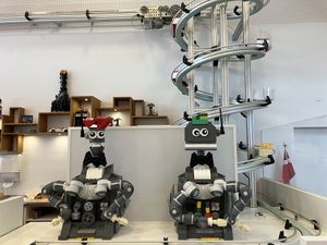 Roberta and Robert, our servers  at Mini Chef in Billund