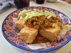 Satay tofu at YC Vege Life Cafe  in Ipoh