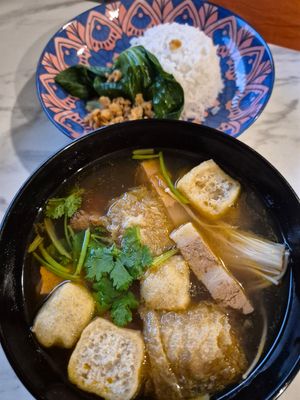 Bak kut teh rice at YC Vege Life Cafe  in Ipoh