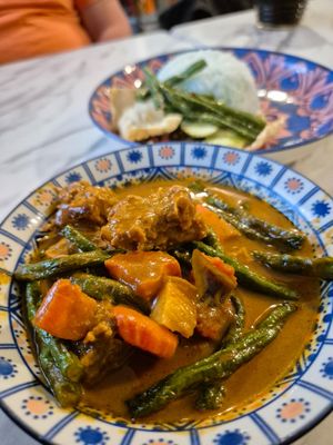 Mutton curry at YC Vege Life Cafe  in Ipoh