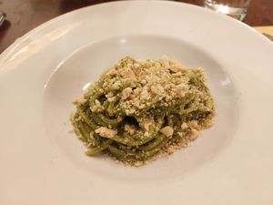 Pasta at Terra Ristorante Vegetariano in Caserta