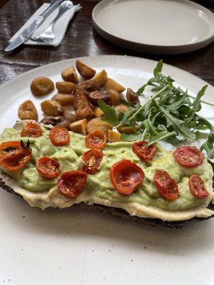 Avocado on toast   at Jeronimo in Lima