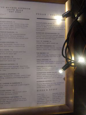  at The Mother Superior in Edinburgh