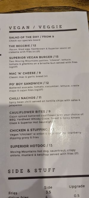  at The Mother Superior in Edinburgh