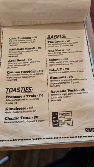 Menu Options clearly labelled at Remedy Coffee in Auckland