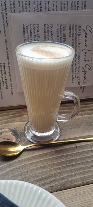 Chai latte at Moon Coffee House in Scunthorpe
