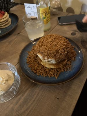 Another go at the biscoff pancakes   at Moon Coffee House in Scunthorpe