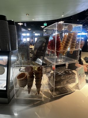 Vegan cones #Veganuary at Hattie Jane's Creamery in Nashville