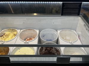 5 delicious vegan flavors to choose from w/ vegan cones, cups or milk shakes w/ oatmilk   #Veganuary at Hattie Jane's Creamery in Nashville