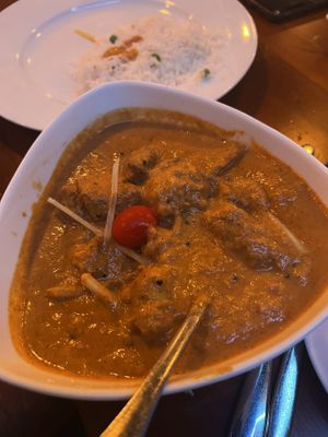 Malara chicken without the chicken    at Spice Palette Indian Cuisine in Mount Pleasant