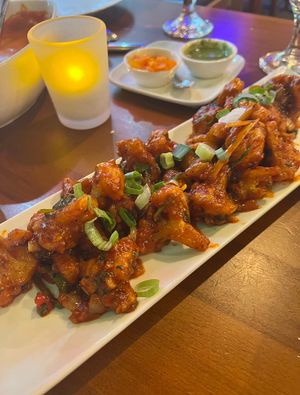 Gobi Manchurian - crispy sweet and sour cauliflower appetizer   at Spice Palette Indian Cuisine in Mount Pleasant