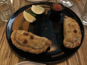 Empanadas fritas at Seibo in Buenos Aires
