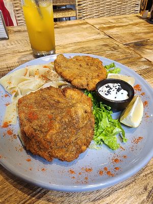 Milanesa at Seibo in Buenos Aires