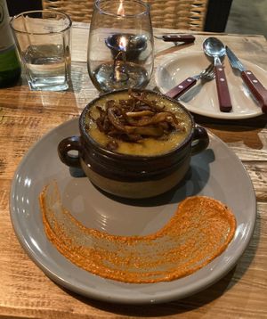 Yuca soup at Seibo in Buenos Aires