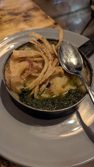 sopa de yuca at Seibo in Buenos Aires