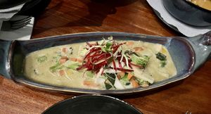 Green curry  at Im-Oon in Budapest