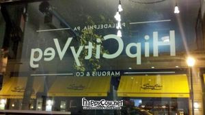 window at HipCityVeg - Rittenhouse in Philadelphia