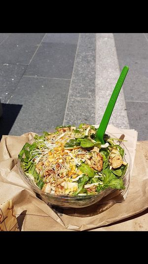 Jerk ceasar salad is delicious too at HipCityVeg - Rittenhouse in Philadelphia
