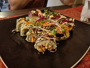 Sushi plate at Pure Vegan Corner  in Triolet