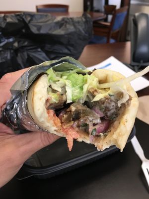 Vegan gyro Love at Hovan Mediterranean in Jacksonville