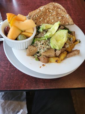 Vegan bowl at The Cure Cafe in Stroudsburg