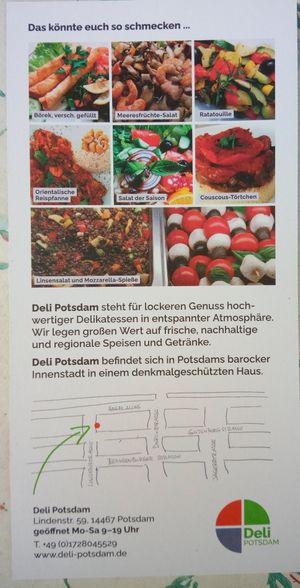 Flyer 2/2 at Deli Potsdam in Potsdam