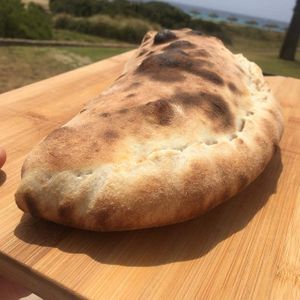 Calzones varios rellenos at DALL'ITALIANO BEACH in Menorca