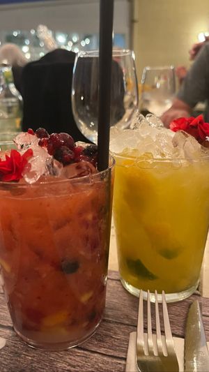 Coquetel de fruta at DALL'ITALIANO BEACH in Menorca