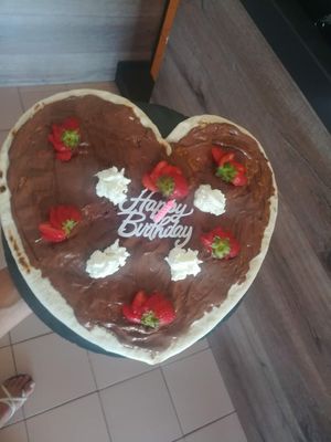 Postres pizzas 🤪😘 at DALL'ITALIANO BEACH in Menorca